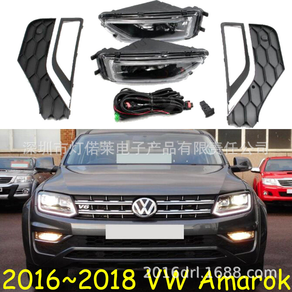 适用于大众Amarok雾灯大灯日间行车灯前照灯2016~2018年