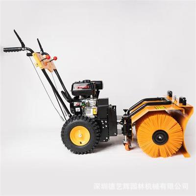 小型扫雪机多功能滚刷清雪车手扶全齿轮除雪抛学柴油汽油座驾推雪