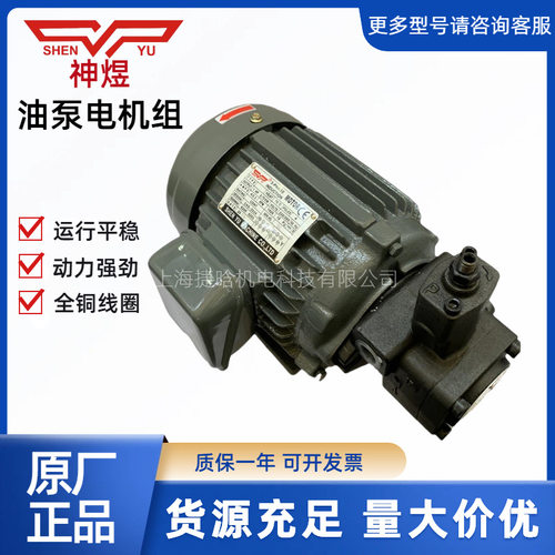 SHENYU油压电机 1.5KW 2HP-4 卧式内轴 尺寸配VP20 三相异步电机