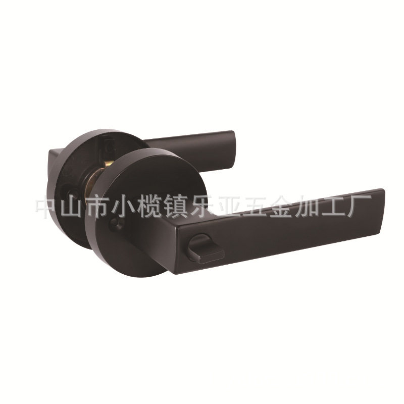 美式简约锌合金无钥匙执手门锁