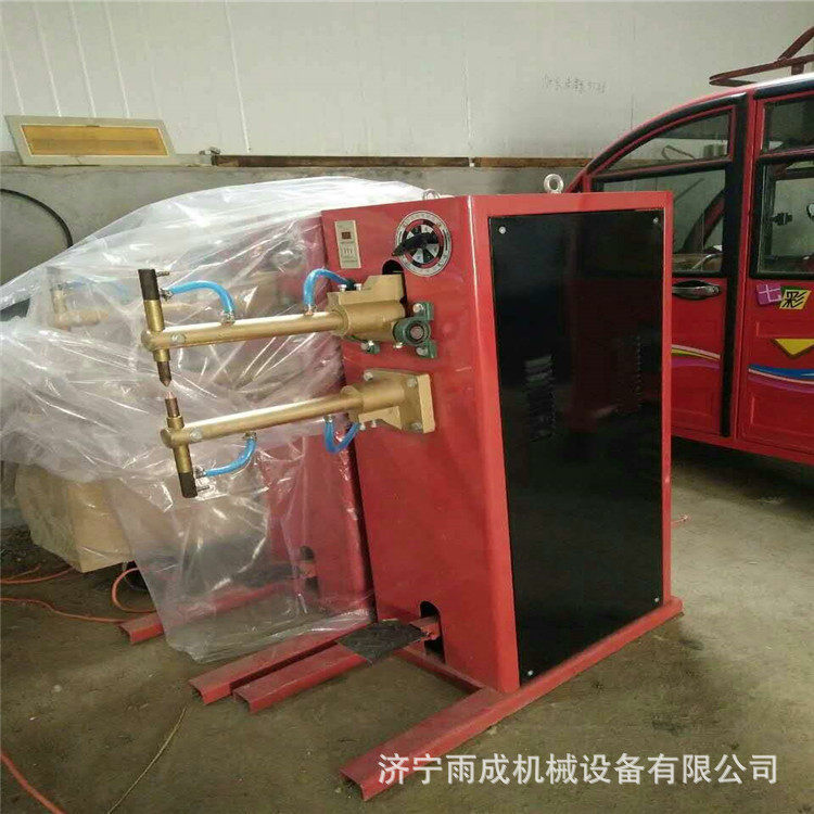 移动式鸡笼气动脚踏点焊机 钢管钢筋焊接设备 网箍脚踏式碰焊机