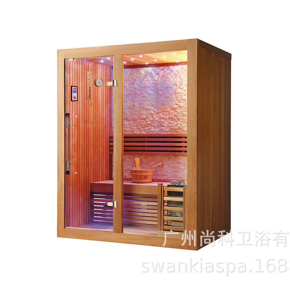 SK1238电气石光波房 汗蒸房 家用桑拿房单人双人家庭式设备