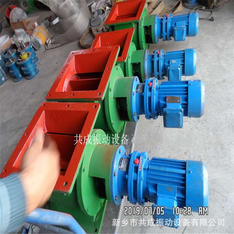 河南YXD400X400刚性叶轮给料机一体铸造壳体耐磨耐用旋转卸料阀