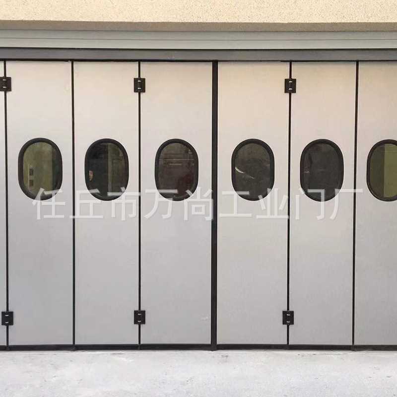 工业折叠门厂房平移推拉门双开门仓库保温门工业折叠门厂家