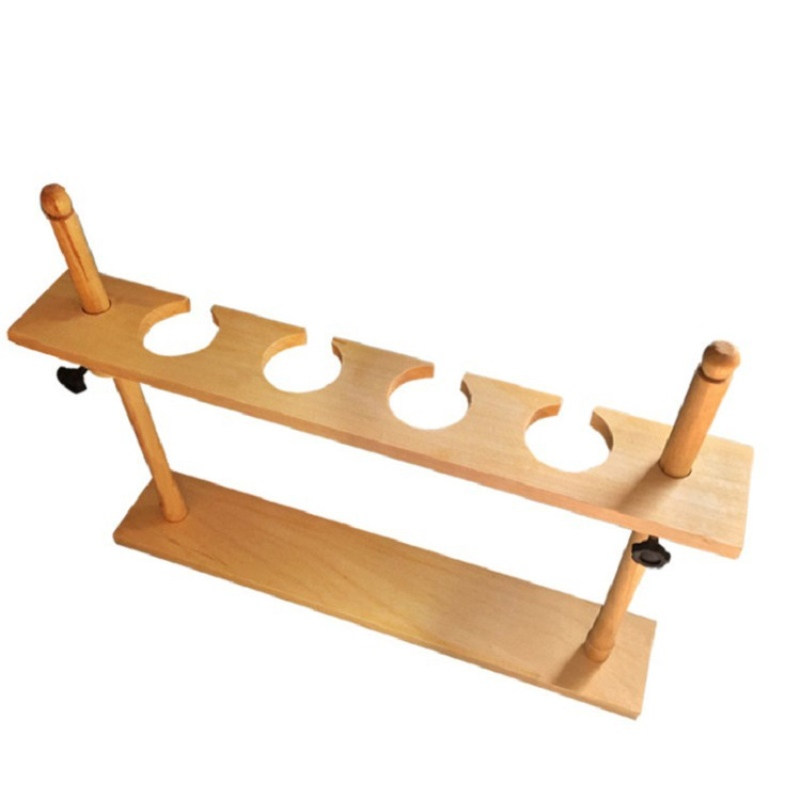 厂家批发亚克力漏斗架2孔4孔6孔梨形球形有机玻璃分液漏斗架