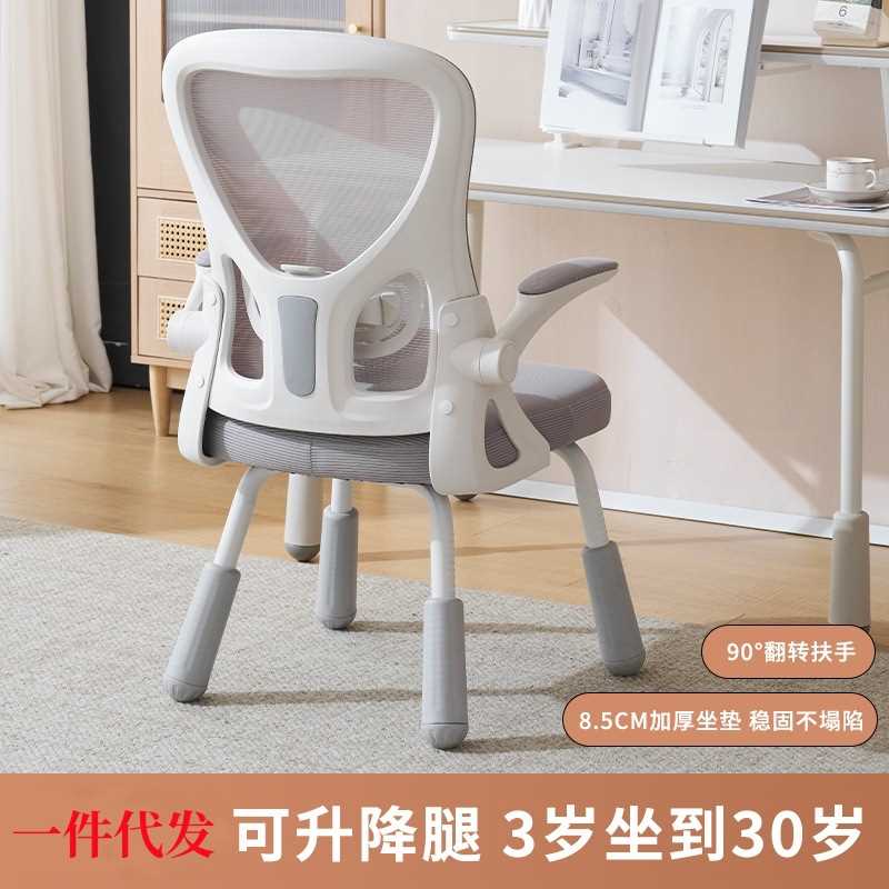学习椅子可升降调节初中小学生家用书桌写作业专用椅舒适儿童座椅