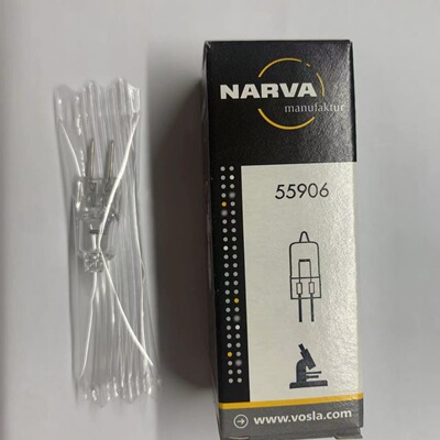 德国NARVA 55906 12V 20W (横丝)生化分析仪 分光光度计卤钨灯泡
