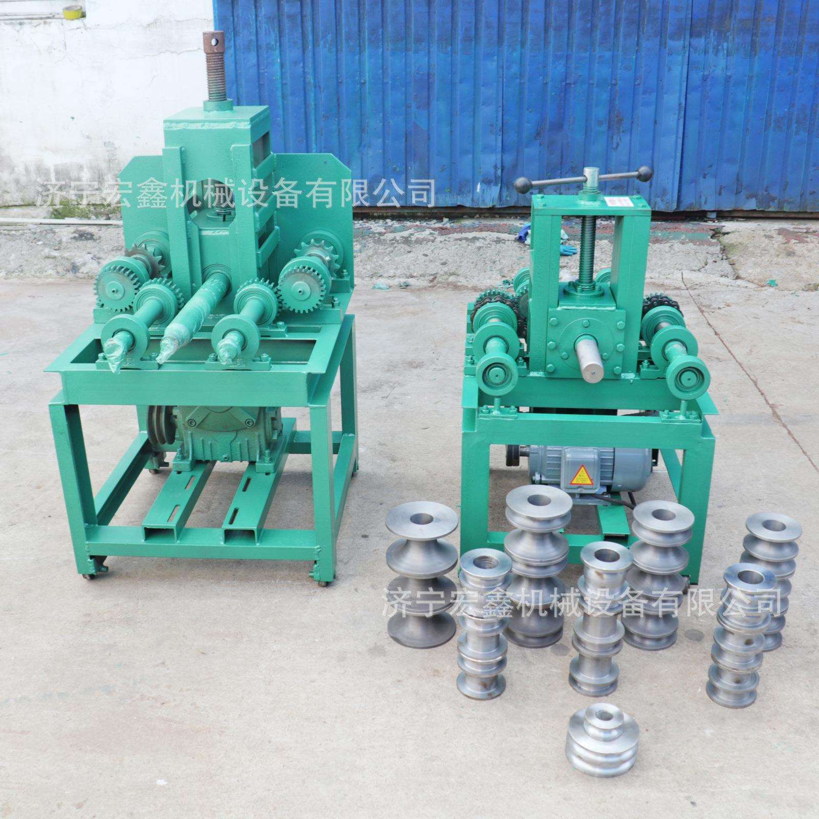 大棚弯管机不锈钢方管圆管电动弯管机小型立式76型弯弧机厂家发货