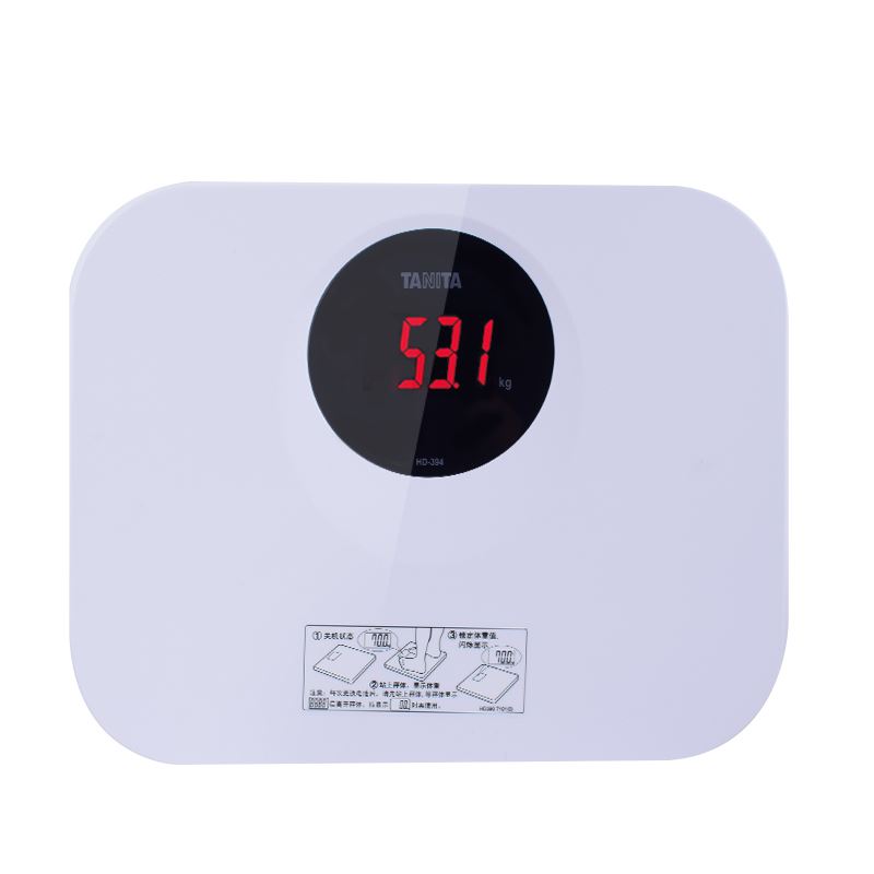 TANITA百利达日本电子体重秤电子秤人体秤家用称精准高精度HD-395