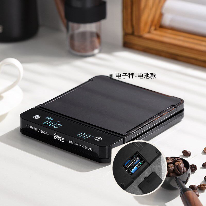 意式咖啡电子秤专用称重计时克称咖啡工具咖啡器具智能手冲咖啡秤