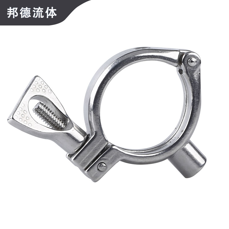 304不锈钢卡箍式焊接精铸管支架管卡管箍水管P卡子管子夹具管卡托