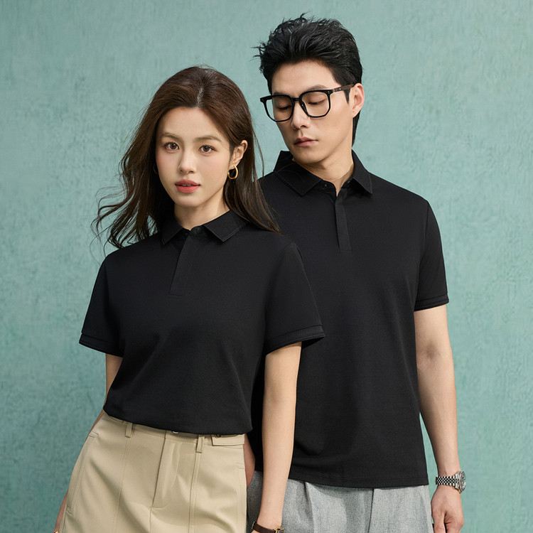 LUXURY PIG速干纯色翻领POLO衫夏季工衣定制工作服FYW7970-1