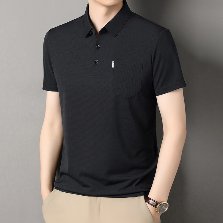 LUXURY PIG夏季加肥加大男士短袖t恤肥佬宽松半袖中年Polo衫33013