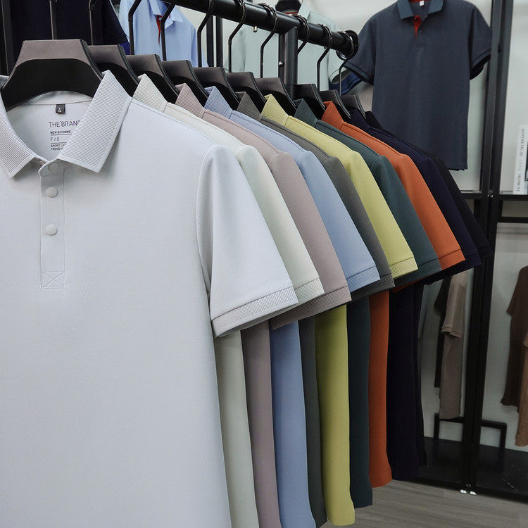 LUXURY PIG短袖翻领T恤男士夏装新款POLO衫男青年高级感上衣9661