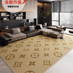 客厅地毯家用沙发茶几防水防污地垫免洗卧室床边毯子 轻奢高级法式