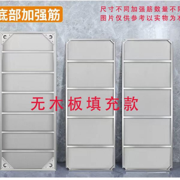 特厚不锈钢架子定制置物架两层操作台厨房白钢货架工作台切菜桌子