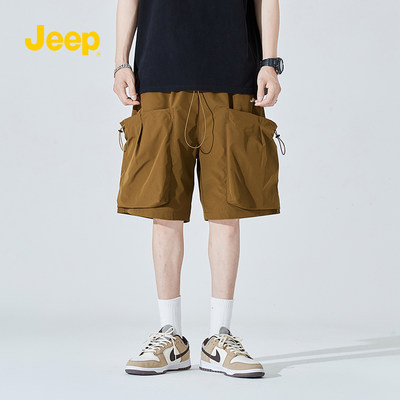 Jeep吉普官方正品潮牌夏季短裤
