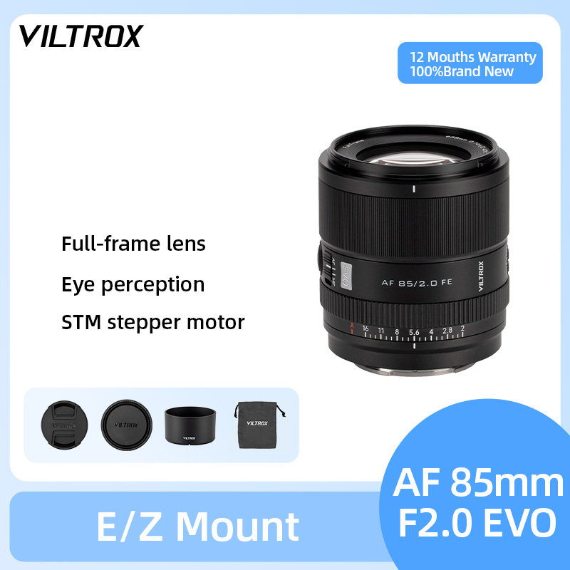 VILTROX 85mm F2.0 Full Frame Auto Focus Medium Prime Lens