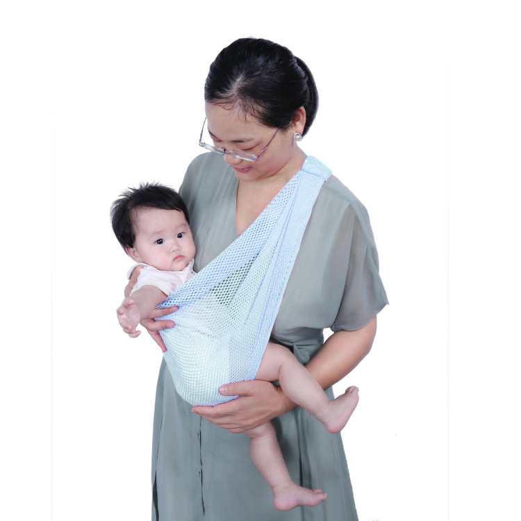 抱孩子神器婴儿背巾网兜状背带新生儿背巾宝宝前抱式抱娃神器外出