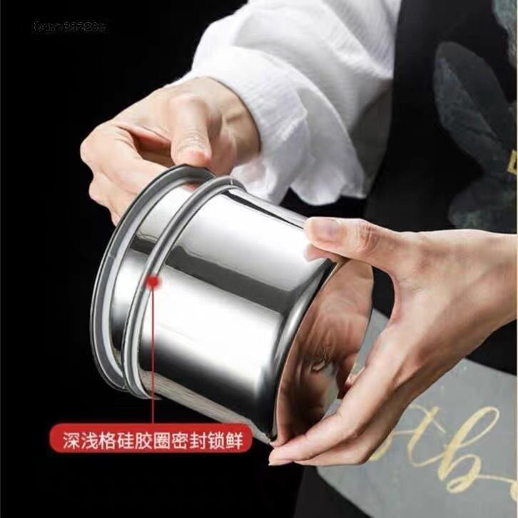 保温桶密封盖塑料盖子胶盖饭盒保鲜盖配件圆形防溢盖提锅内盖杯盖