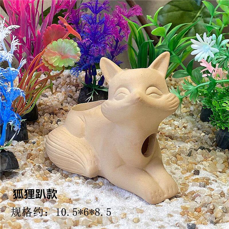 虾窝陶罐躲避洞穴鱼缸造景摆件创意陶瓷虾屋鱼虾躲藏缸饰