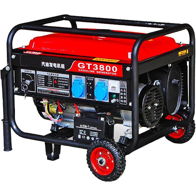 3KW5KW6.5KW8KW10千瓦发电机 单相220V三相380V汽油柴油发电机