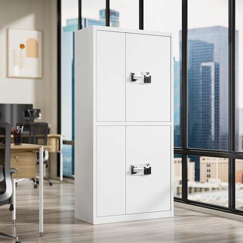 电子保密柜加厚指纹密码文件柜国保锁财务档案柜矮柜保险柜资料柜