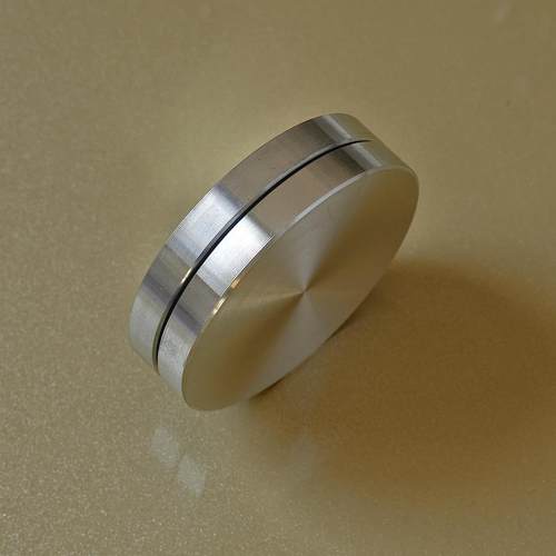 玻璃蛋糕转盘转动器双层铝转轴承餐桌铝饼旋转底座配件陶土泥修整