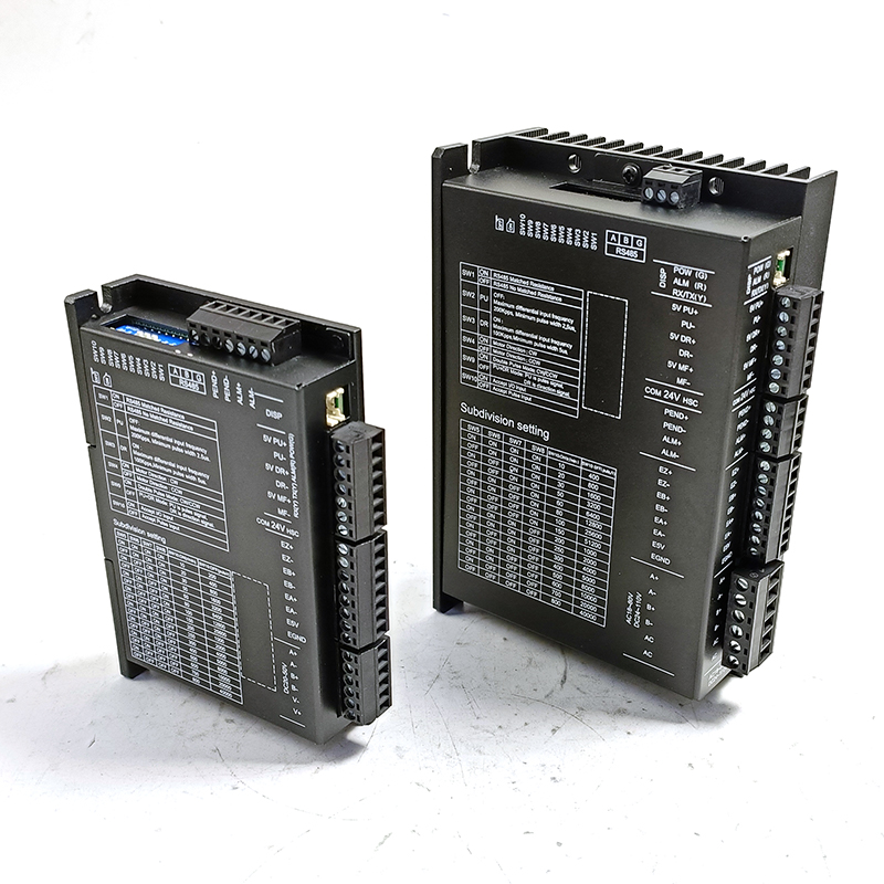 新品485通讯协议86两相闭环步进电机套装8.5N垂直可加刹车驱动器H