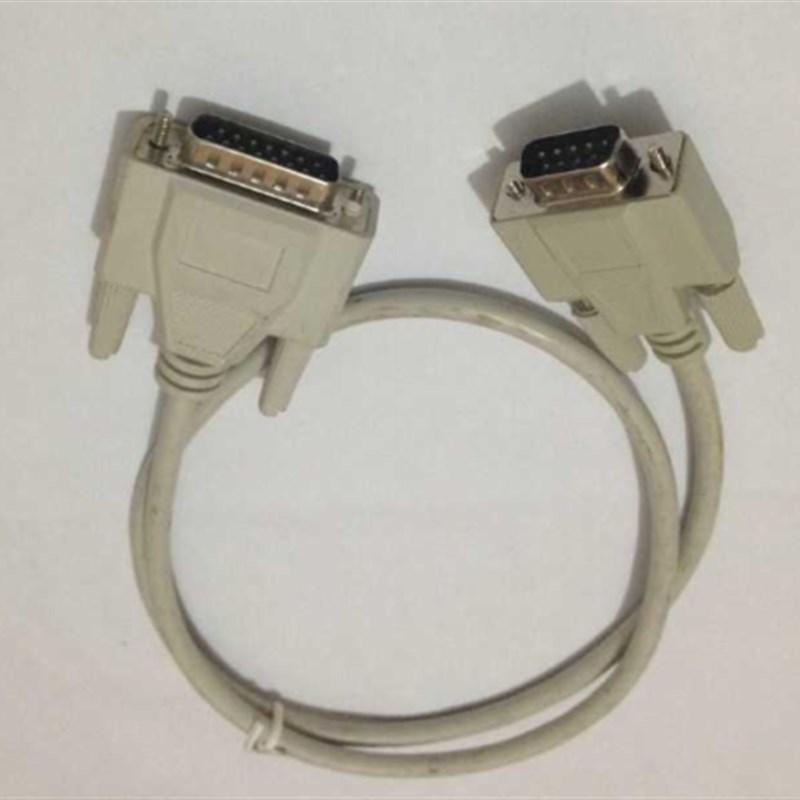 订做DB9针转二排DB15 DB15转DB9 9针转15针电子称线串口线