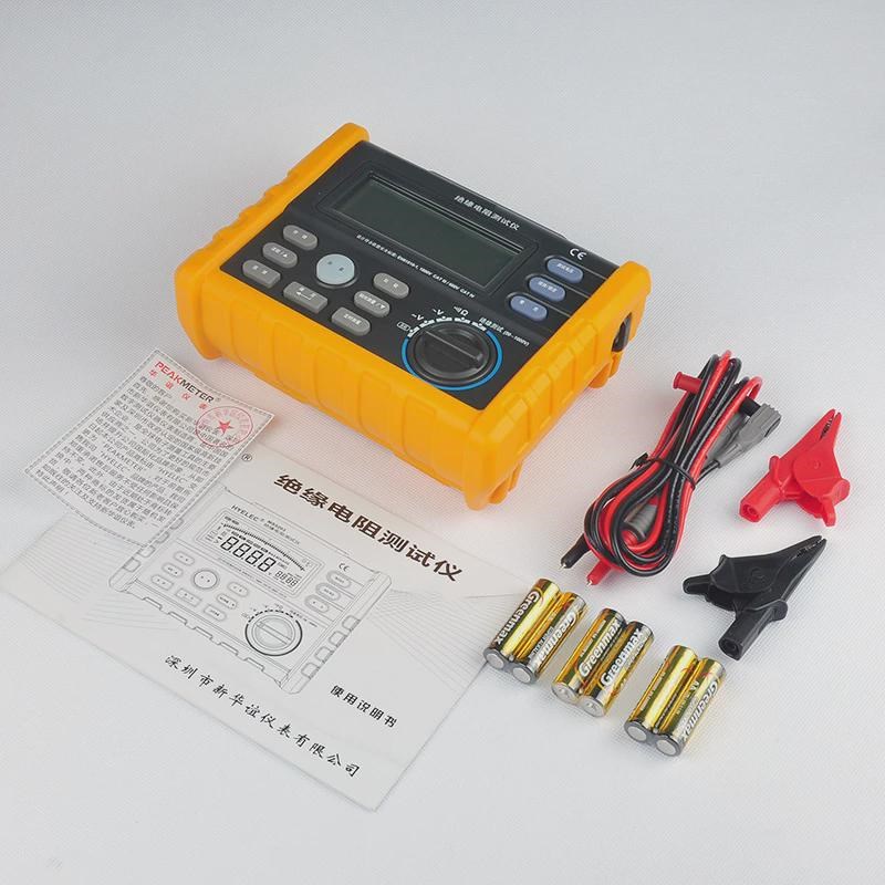 华谊hy5d205数字绝缘电阻兆欧表250v500v1000v2500v仪