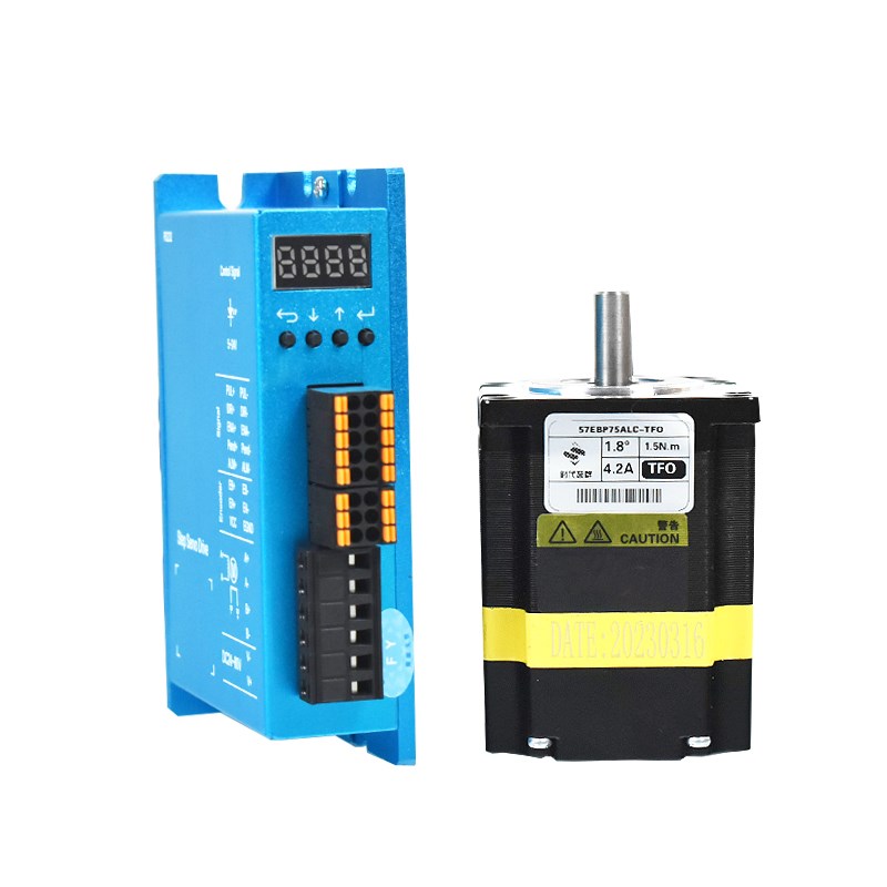 57/60闭环步进电机套装2.2N/3N/4N大扭矩配HBS57驱动器1000线光编