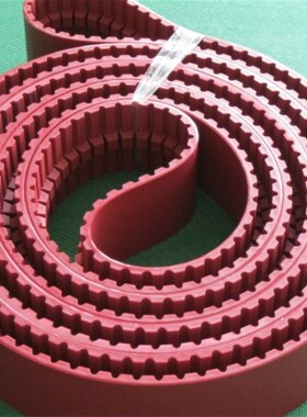 同步带 PU聚氨酯钢丝芯同步带 ATK10同步带 红色同步带 PU同步带