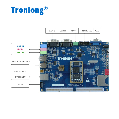 创龙C6748工业开发板 TI TMS320C6748 C674x 定点浮点DSP C6000