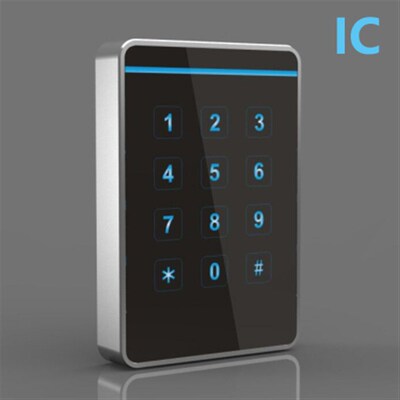 门禁读卡器WG26金属IC读头控制器ID防水WG1060触摸密码键盘室外