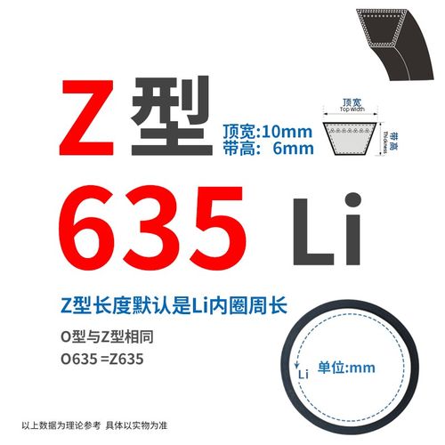 三角带Z型Z550/Z560/Z580/Z600/Z610/620/630/635 Li传动皮带O形