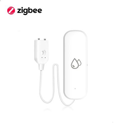zigbee2mqtt/zigbee漏B水感测器家用溢水水浸探测器声音警报器
