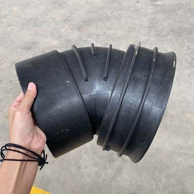 PE90度直通三通45度塑料排水管直接波纹管弯头200300400接头