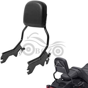 新款适用哈雷路威改装18年后司机靠背中靠背后靠背垫