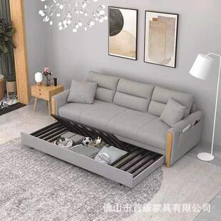 203A多功能沙发床小户型布艺客厅沙发坐卧两用简易折叠沙发床