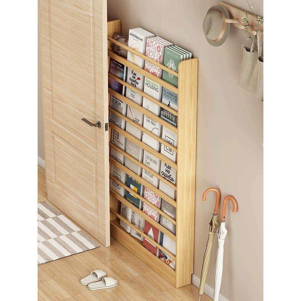 阅读卧室实木门后多层家用壁挂儿童置物架收纳架绘本书架缝隙,收纳整理,烫衣板及配件,淘宝优惠券,粉丝福利购,淘宝优惠卷
