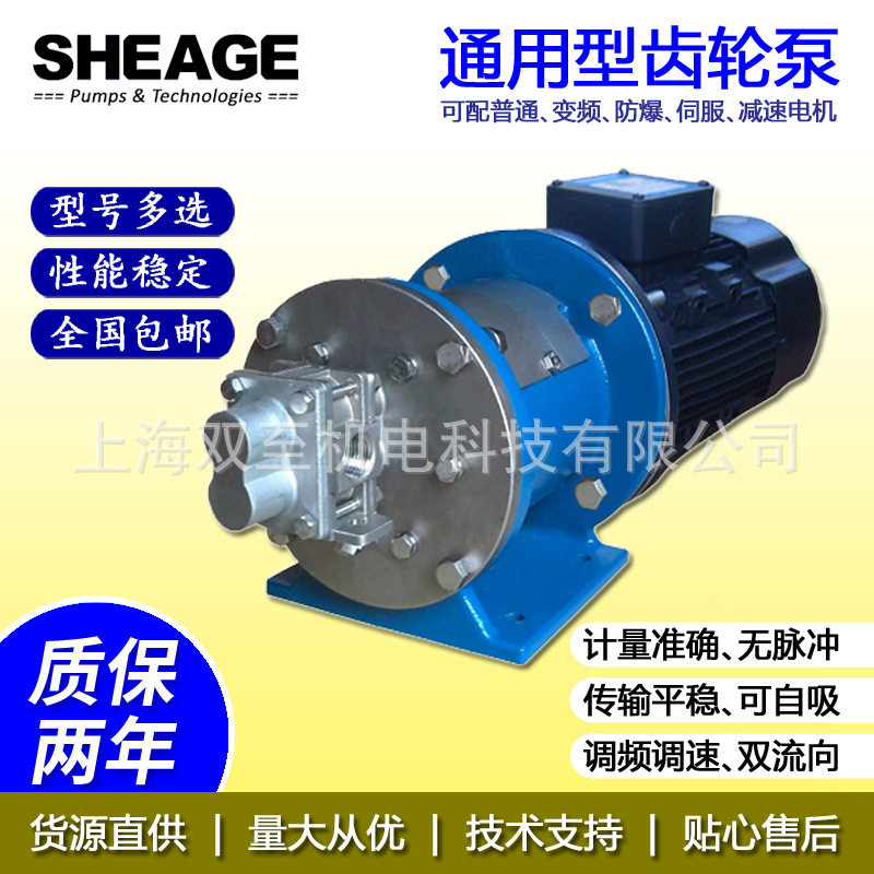 双至通用型香料化工齿轮泵