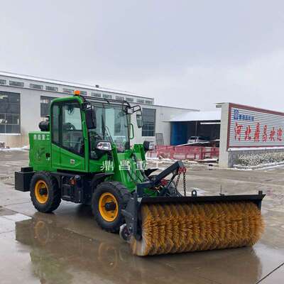 工厂小区小型扫雪机驾驶式四驱扫雪车物业市政道路清扫车除雪机