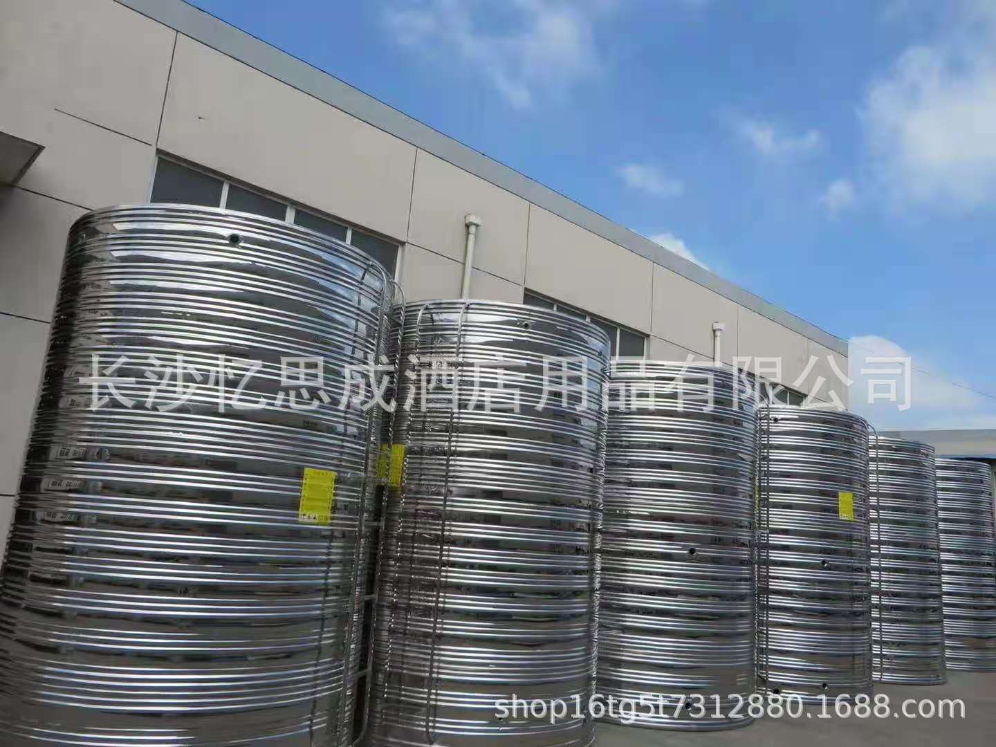 销售304不锈钢圆形双层保温水箱30吨