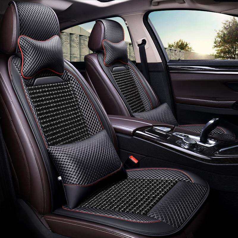 木珠夏季单片汽车坐垫透气珠子轿车座垫四季通用按摩凉垫车用单座