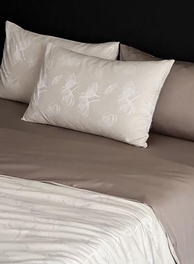 A兰精天丝棉四件套春夏B面全棉长绒棉100S纯棉凉感粉色高级感床品