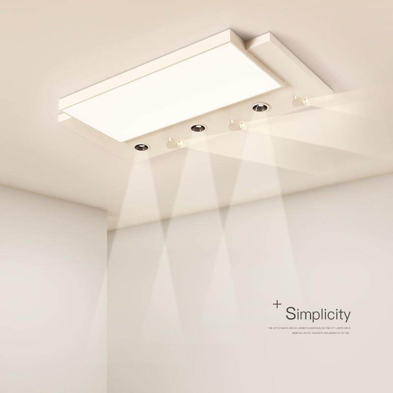 led创意吸顶灯设计师无主灯客厅灯简约现代主卧室灯书房餐厅灯具