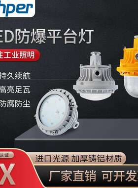 led防爆平台灯20w30W40w50W工业化工厂房仓库吸顶照明防水泛光灯