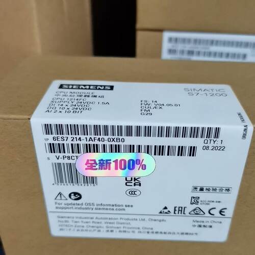 议价6ES7214-1AF40-0XB0 CPU可维修
