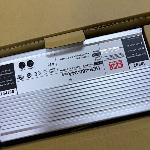询价台湾明纬HEP-480-24A防水电源480W+24V恶劣环可维修